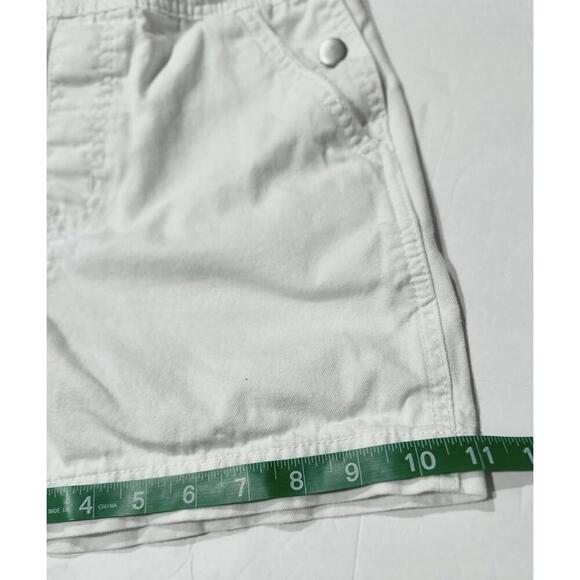 No Boundaries Overalls Shortalls Womens Juniors XS/XCH (1) White Denim Shorts - Picture 7 of 10